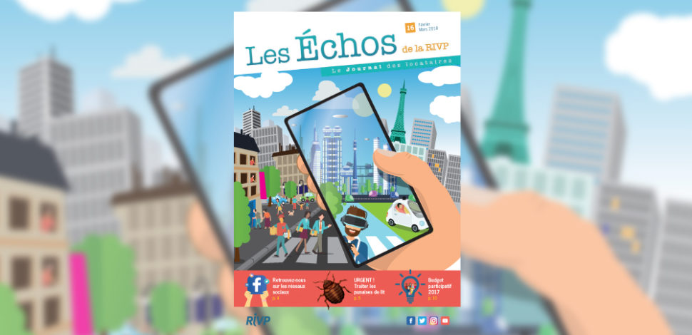 Couverture de notre 16ème journal Les Echos de la RIVP